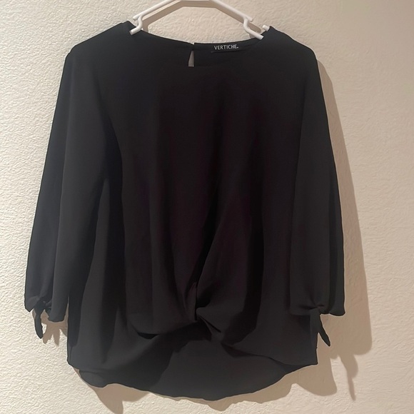 vertiche black blouse 
Petite Size Small - Picture 1 of 2